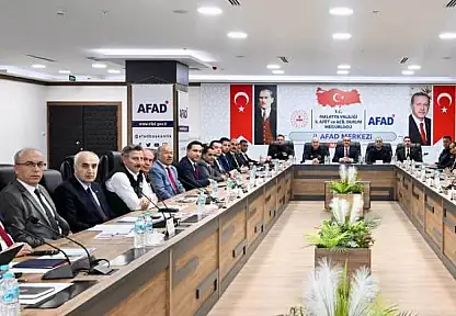 Malatya'da İl Afet Risk Azaltma Planı Toplantısı