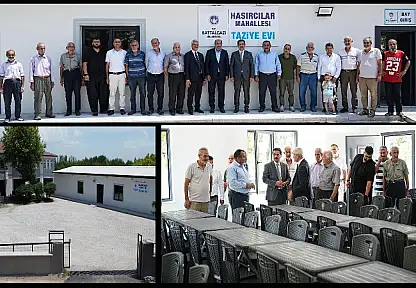 Söz Verildi, Yapıldı: Hasırcılar'a Yeni Taziye Evi