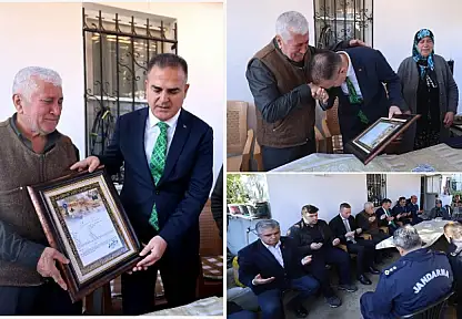 Vali Dr. Akbıyık Şehit Emrah Kuran'ın Baba Ocağını Ziyaret Etti