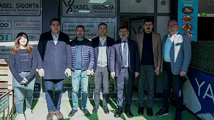 CHP'li Üst Düzey İsimlerden Enver Kiraz'a Dost Ziyareti