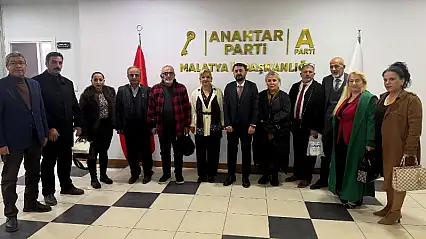 Kayısı Diyarı Toplum Dayanışma Derneği'nden Anahtar Parti'ye Ziyaret