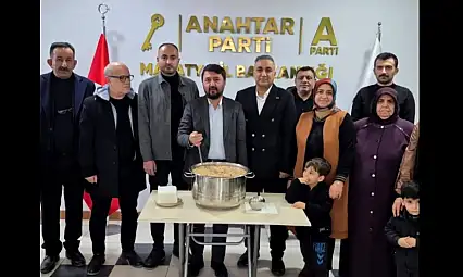 Anahtar Parti Malatya İl Başkanlığı'nda Aşure Bereketi