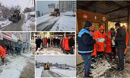 Battalgazi Belediyesi Gece Boyu Sahadaydı