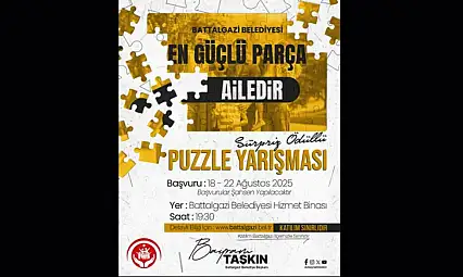 Battalgazi Belediyesi'nden Aile Bağını Güçlendirecek Puzzle Yarışması