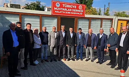 Battalgazi CHP İlçe Teşkilatından Muhtar Derneklerine Ziyaret