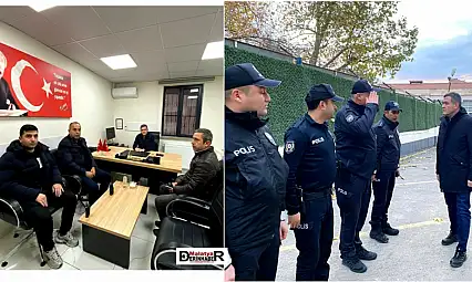 İl Emniyet Müdürü Kayhan Ay'dan Beydağı Polis Merkezi'ne Ziyaret