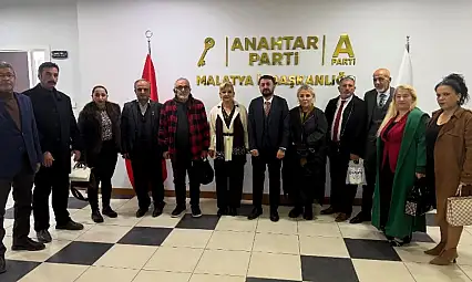 Kayısı Diyarı Toplum Dayanışma Derneği'nden Anahtar Parti'ye Ziyaret