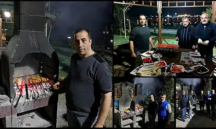 Kırkgöz Sahil Park'ta Soğuk Havaya Rağmen Mangal Keyfine Devam