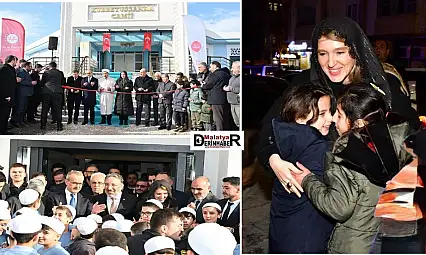 Kubbetü's-Sahra Camii Malatya'da İbadete Açıldı