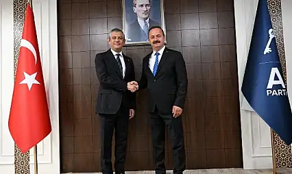 Yavuz Ağıralioğlu Anahtar Parti  Genel Merkezinde Özgür Özel'i Ağırladı