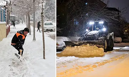 Yeşilyurt Belediyesinden Karla Etkin Mücadele