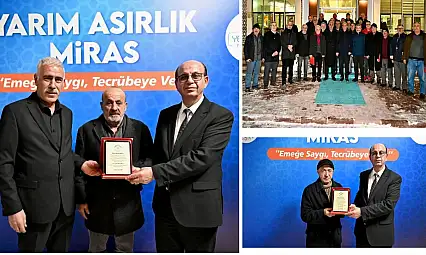 Yeşilyurt'ta Ustalara Vefa