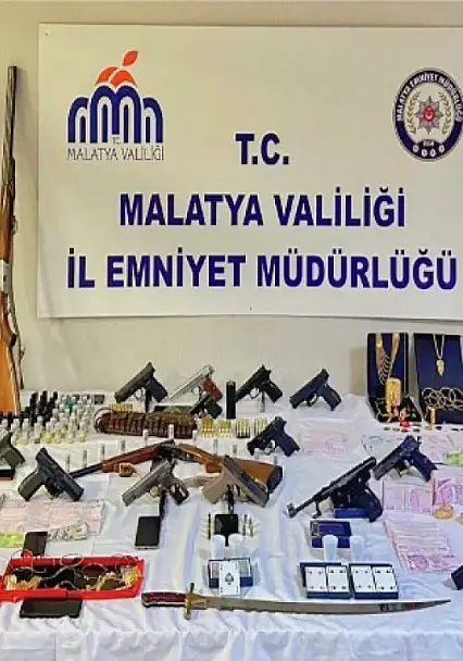 Malatya'da Yağma ve Tefeci Operasyonu