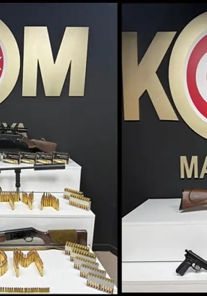 Operasyonda Çok Sayıda Silah Ele Geçirildi