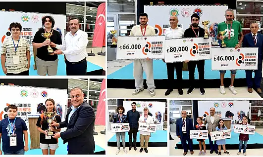 Turnuvada 3 Farklı Kategoride Toplam 80 Sporcuya Ödül