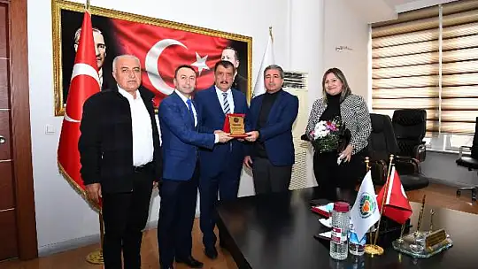 AKÇADAĞDER Heyetinden Başkan Gürkan'a Teşekkür Ziyareti