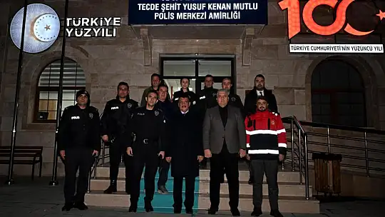 Başkan Gürkan, Yeni Yıla Görevi Başında Giren Personelleri Ziyaret Etti