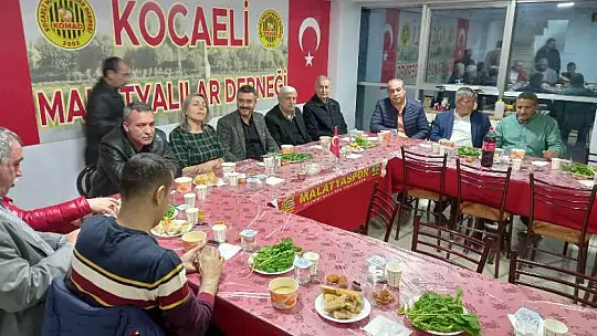 Malatyalılar Geleneksel iftar Programında Buluştu