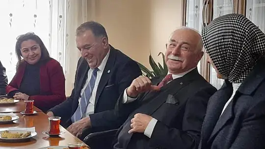 İyi Parti Malatya İl Teşkilatından Cem Vakfı Başkanı Eşref Doğan'a Ziyaret