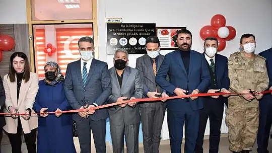 Şehit Mehmet Çelik'in Adını Taşıyan Kütüphane Törenle Açıldı