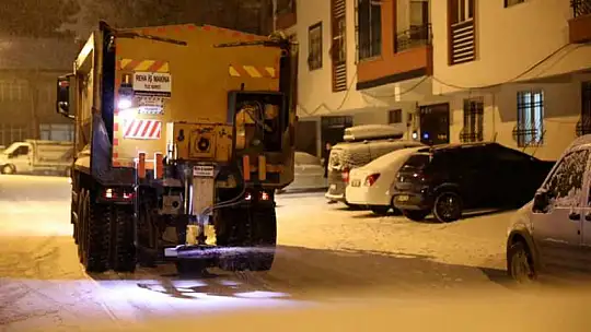 Battalgazi Belediyesi Karla Mücadelede Başarılı