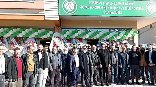Sakız Köyü Sosyal Yardımlaşma Kalkınma ve Kültür Derneği Açılışını Gerçekleştirdi