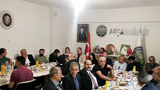 Akçadağder Basın İle İftarda Buluştu