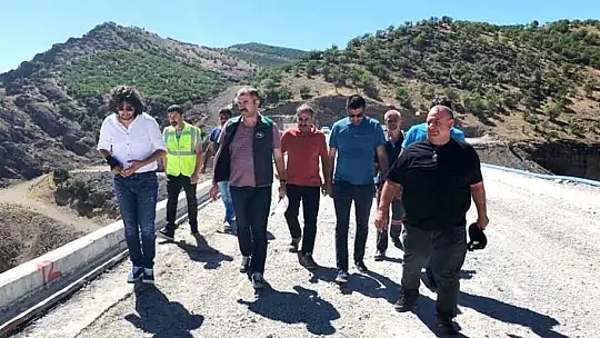 DSİ 9. Bölge Müdürü Akyürek Malatya'da İncelemelerde Bulundu