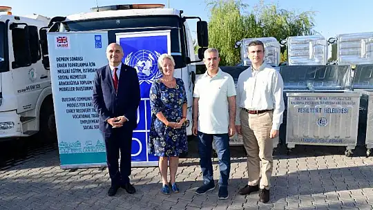 Başkan Çınar' UNDP'nin Desteklerini Asla Unutmayacağız'