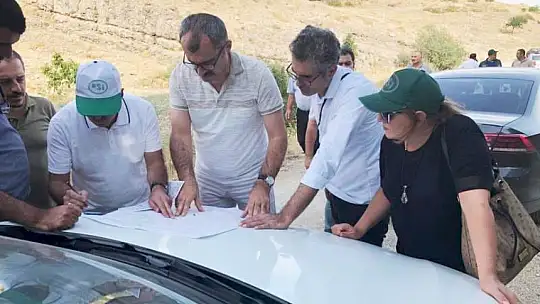 DSİ Bölge Müd. Akyürek Malatya'da İncelemelerde Bulundu