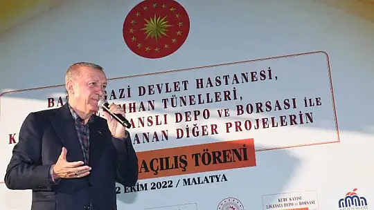 Cumhurbaşkanı Erdoğan'a Malatya'da Sevgi Seli