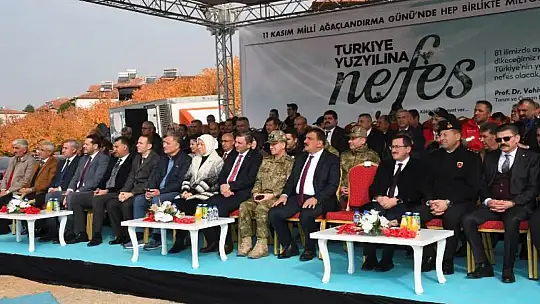 Malatya'da Türkiye Yüzyılına Nefes İçin Fidan
