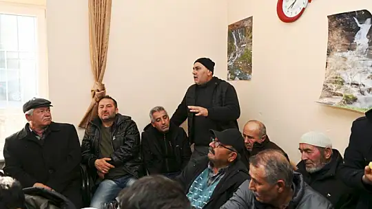 Tarım ve Orman İl Müdürü Şahin Çiftçi Buluşmalarına Devam Ediyor
