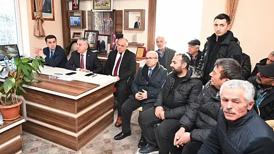 Tarım ve Orman İl Müdürü Şahin Çiftçi Buluşmalarına Devam Ediyor