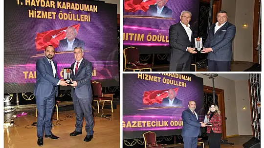 Muhteşem Gecede Haydar Karaduman Ödülleri Törenle Verildi
