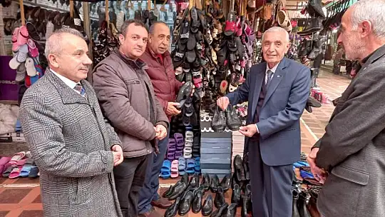 ESKKK Başkanı Ali Evren'den Esnaf Ziyareti