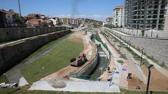Başkan Güder' Derme Deresi Rekreasyon' alanı Malatya'nın Prestijli Projesi