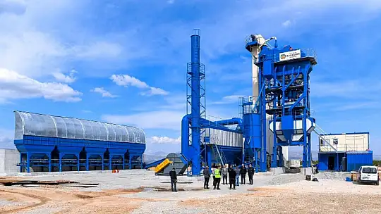 Kurulan Tesiste, Günlük Olarak 7 Bin Ton Asfalt Üretimi Yapılacak