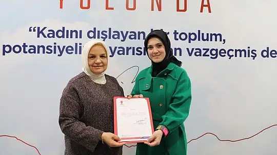 AK Parti Yeşilyurt ve Doğanşehir İlçe Kadın Kolları Başkanlığına Atama