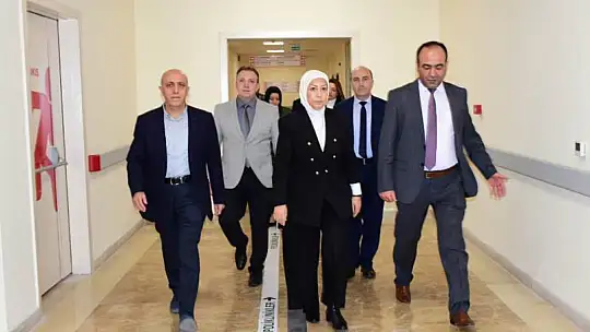 Mv. Çalık ve İl Sağlık Müd. Berk'ten Battalgazi Devlet Hast. Ziyaret