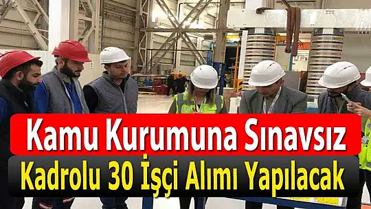 Malatya Büyükşehir Belediyesine 30 Kadrolu İşçi Alımı