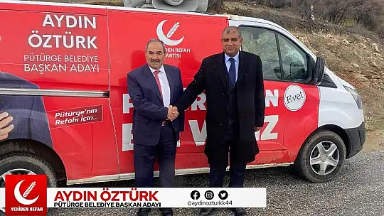 Aydın Öztürk' Pütürge Bizim Sevdamız Hemşerilerimiz Bizim Başımızın Tacıdır'