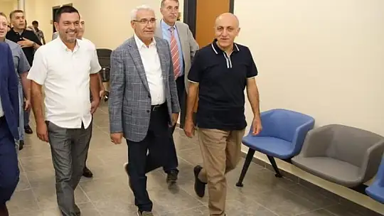 Başkan Güder'den Başhekim Karaaslan'a Hayırlı Olsun Ziyareti