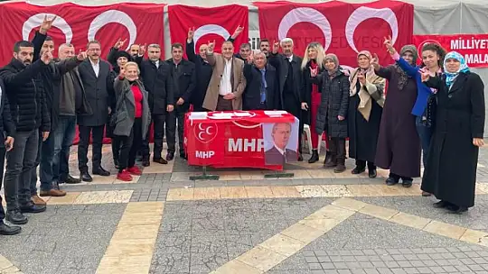 MHP Malatya İl Başkanlığından Yeni Üye Kayıt Standı