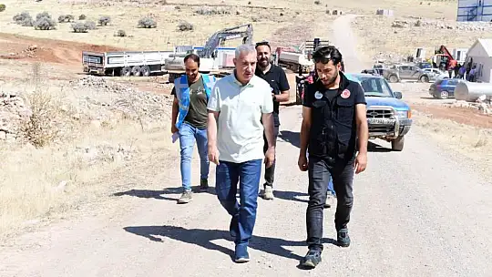 Başkan Çınar İkizce TOKİ Konutlarındaki Çalışmaları İnceledi