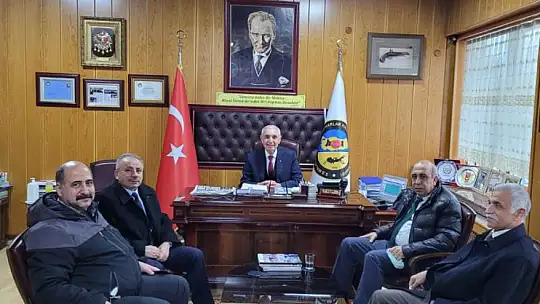 ESKKK Başkanı Ali Evren MGC Başkanı Güner'e Ahilik Kalemi