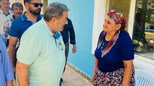 Mv. Fendoğlu'ndan Büyük Yangın Atlatan Köye Ziyaret