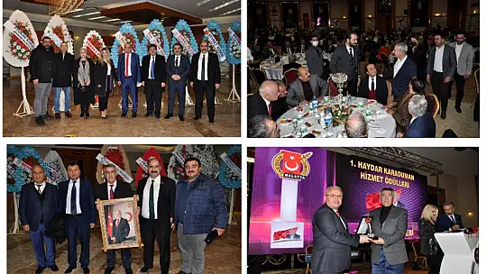 Muhteşem Gecede Haydar Karaduman Ödülleri Törenle Verildi