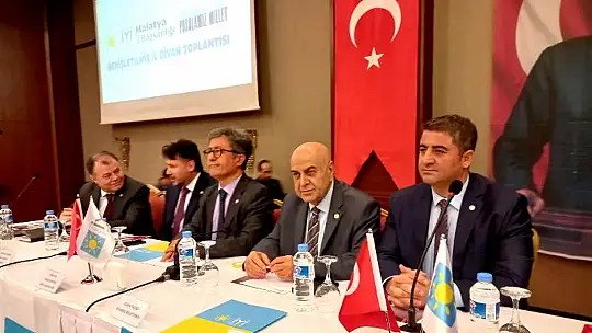 İYİ Parti Malatya İl Başkanlığı Genişletilmiş İl Divan Kurulu Toplantısı Yapıldı