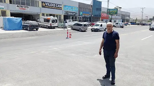Sanayi Sitesi Esnafından Başkan Sami Er'e Yol Teşekkürü